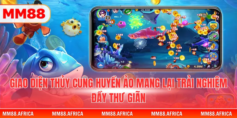 Bắn Cá Tiên - Hành Trình Khám Phá Thủy Cung Huyền Bí 2 Giao diện thủy cung huyền ảo mang lại trải nghiệm đầy thư giãn